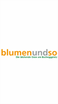 Mobile Screenshot of blumenundso.ch